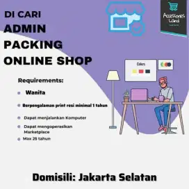 Admin Packing Online Shop