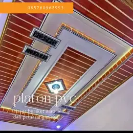 Plafon pvc all in pemasangan