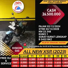 YAMAHA XSR 155 TH 2023 PLAT JKT BISA BAYAR VIA CC / PAYLATER