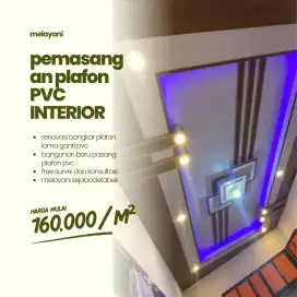 Plafon pvc terpasang