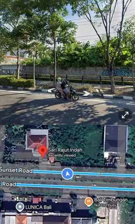Tanah Jalan Utama Sunset Road Dekat RS Siloam