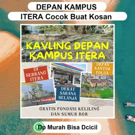 TERDEKAT KAMPUS ITERA NEMPEL ASPAL JALAN RAYA LAPAS