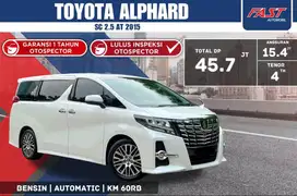 TOYOTA ALPHARD SC 2015 SUNROOF PILOT SEAT KM.60RB PAJAK PANJANG #F2ST