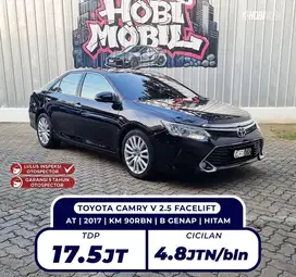 [ BERGARANSI 5TH ] CAMRY V 2.5 FACELIFT MATIC 2017 (HOBIMOBIL)