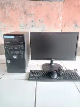 Core i7 2600 +RAM 8GB SSD 240G +HDD 500G +Layar 20inch