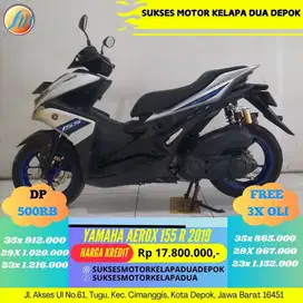 YAMAHA AEROX 155 R 2019 CASH/KREDIT DP MULAI DARI 500RB