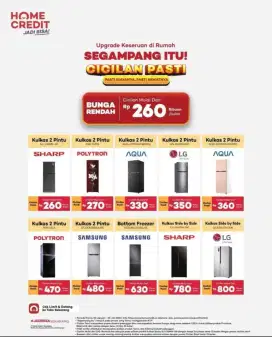 Cicilan kulkas cukup dengan e-KTP