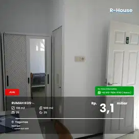 Rumah kos aktif 3 lantai daerah Tlogomas