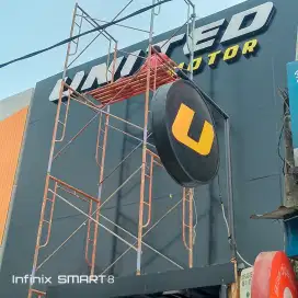 Produksi neon box/neonbox reklame termurah..