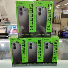 Infinix Smart 10 ram 4gb+4gb/64gb baru garansi resmi harga Promo
