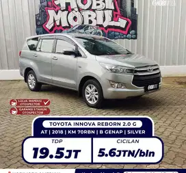 [ TERMURAH BERGARANSI 5TH ] INNOVA REBORN G 2.0 MATIC 2018 (HOBIMOBIL)
