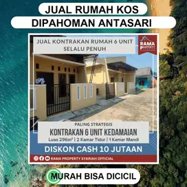 RUMAH KONTRAKAN  tengaah kota tanjung karang kedamaian antasari