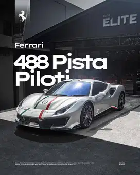 2021 Ferrari 488 Pista Piloti Limited Edition 1/40