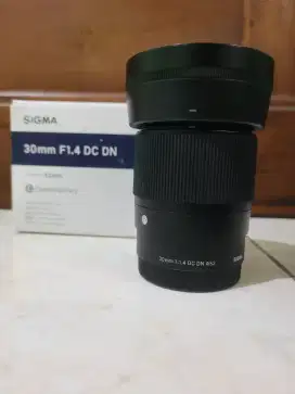 Lensa SIGMA E 30mm f1.4 FULLSET Mulus, NEGO!!