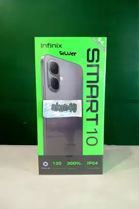 Infinix Smart 10 4Gb 64Gb Layar 120Hz Battery 5000mAh IP64 Resmi