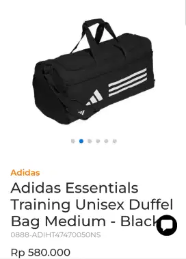 Tas Minggat Olahraga Adidas Duffle Original