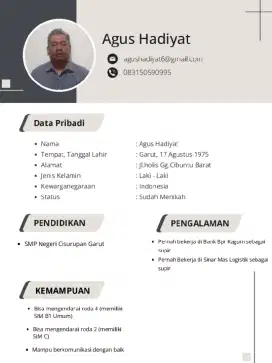 Cari kerjaan driver