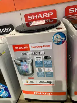 Sharp Mesin cuci Kapasitas 9KG promo