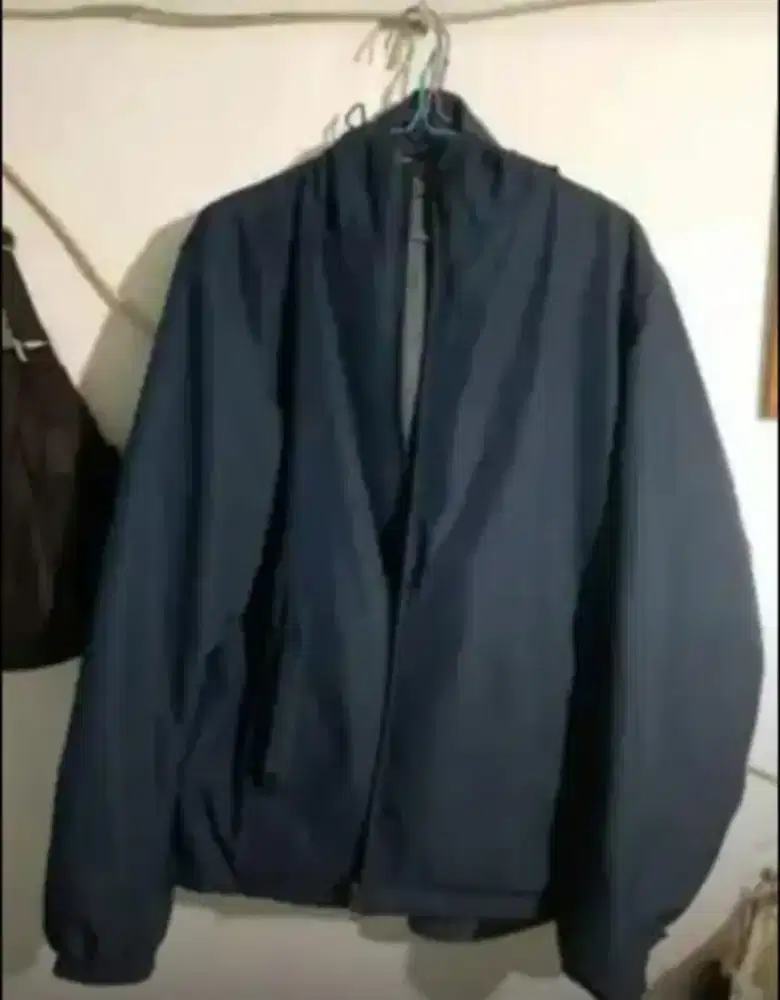 jaket parasut bolak balik size xl