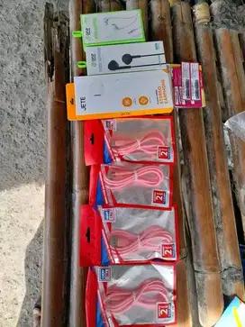 Jual headsead,kabel data type c,vocer kuota,dan kartu perdana