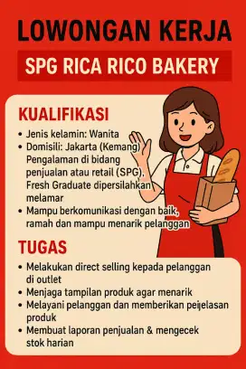 Lowongan kerja SPG