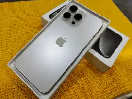 IPHONE 15 PROMAX WHITE SECOND IBOX BH 97% GARANSI ON