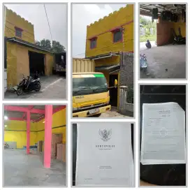 Jual Rumah Gudang lokasi strategis