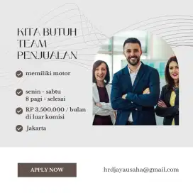 Lowongan Pekerjaan: Sales Penyedap Makanan (Wilayah Jakarta)
