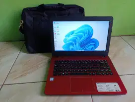 Laptop Asus x441u, core i3 gen 6, sudah SSD, normal murah