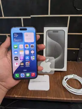 iPhone 15 Pro 128Gb Mulus Normal Bisa Tuker Tambah