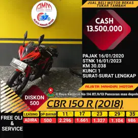 HONDA CBR 150 2018 BISA CASH & KREDIT VIA CC/PAYLATER