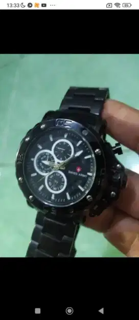 Jam tangan Swiss army kondisi mulus normal