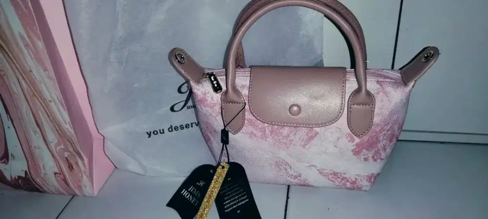 Jims honey tas wanita pink