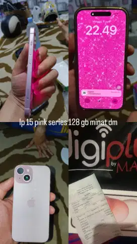 Di jual iPhone 15 pink series