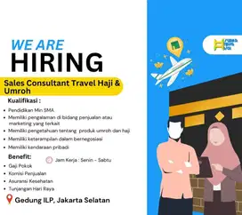 Sales Consultant Travel Haji dan Umroh
