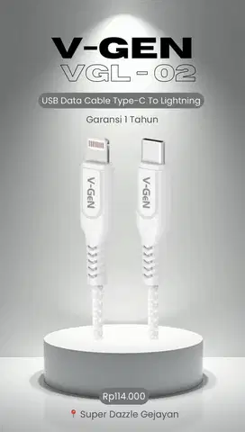 V-GEN VGL-02 USB TYPE C TO LIGHTNING
