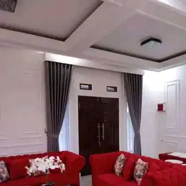 Pasang Tirai Gorden Jendela Gordyn Mewah Hordeng Terbaru Murah