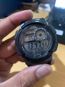 Casio AE-1000W Black Grey Full Ori