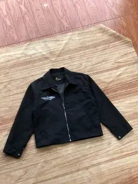 PRELOVED JAKET VARSITY (BLACK) - SIZE M-L (KONDISI 95%)