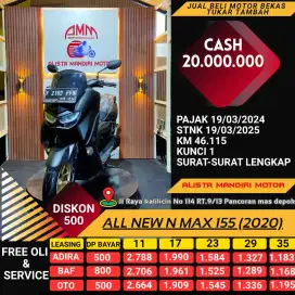YAMAHA NMAX 155 2020 CASH &KREDIT BISA PAKAI CC/PAYLATER