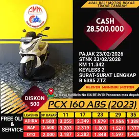 HONDA PCX 160 CBS TH 2023 PAJAK ON KREDIT DP 1 JT CAH / KREDIT