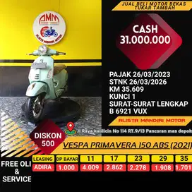 DP 1 JUTA AJA !! VESPA PRIMAVERA 150 ABS 2021
