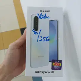 Jual rugi, new Samsung A36 - Putih