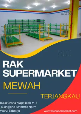 Rak Supermarket Double uk,120x90cm