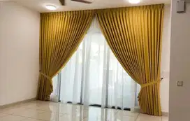 Melayani Tirai Gorden Jendela Gordyn Mewah Hordeng Terbaru Murah