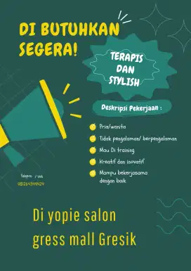Lowongan kerja salon