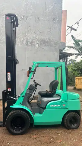 Forklift Mitsubishi 2,5 Ton,5 Meter,Manual,S4S,Ban Double,Tahun 2017
