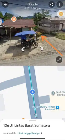 Tanah Kebun/Kavling seluas 684 m² berisi 3 batang pohon durian & sayur