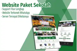 Paket Website Sekolah Profesional dengan Fitur PPDB