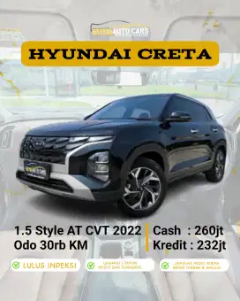 TERMURAH!! Hyundai Creta 1.5L Style IVT A/T 2022